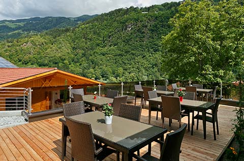 Terrazza comune per trascorrere ore piacevoli