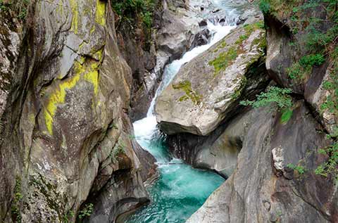 Schlucht im Passeiertal