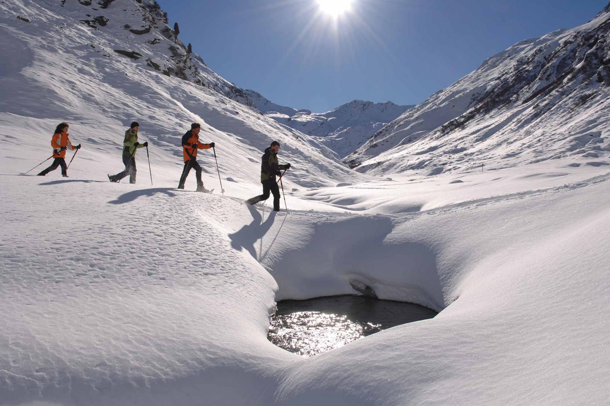 Schneeschuhwanderung in Pfelders